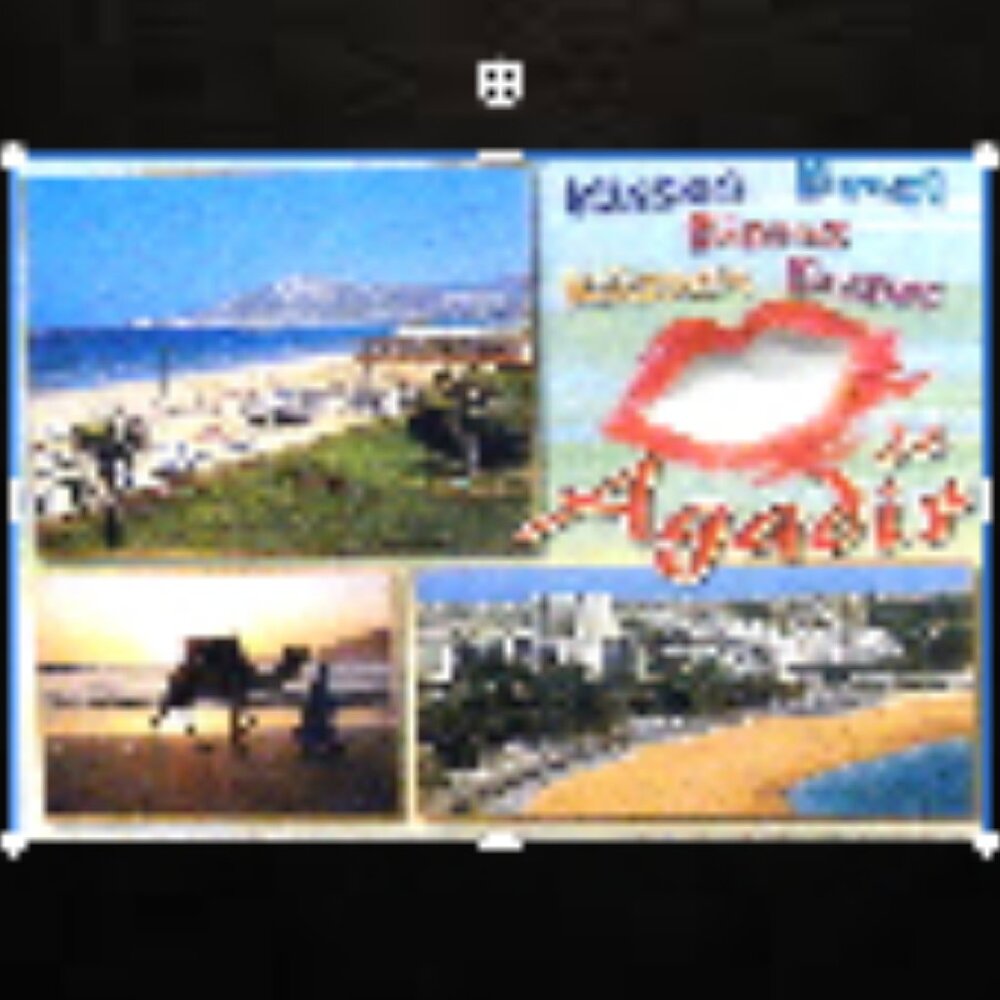 Vintage Moroccan Post Card Agadir Resort Seaside